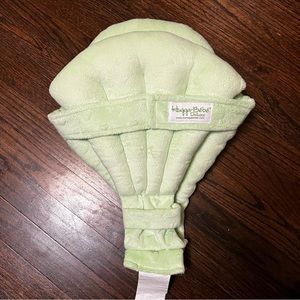Hugga Bebe Support cushion. Green plush